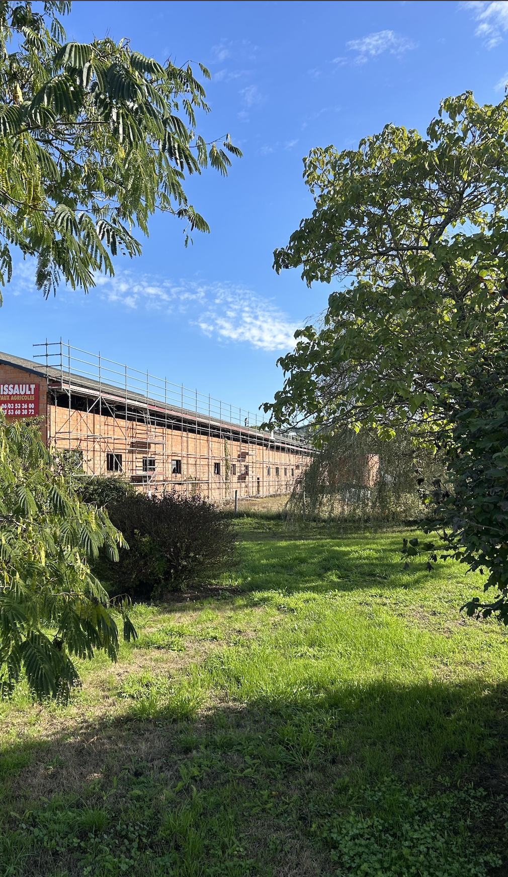 Échafaudage de chantier